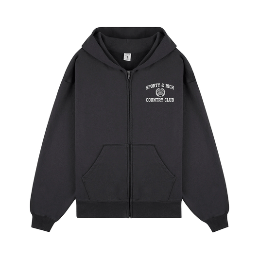 Varsity Crest Zip Hoodie
