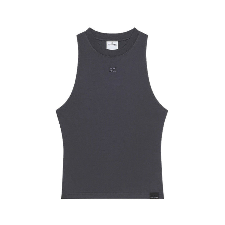 COURREGES - FITTED STONEWASHED TANK TOP