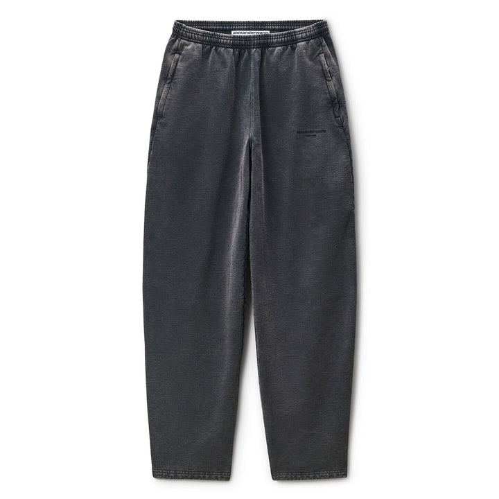 Alexander Wang - ブラック ワイドレッグ スウェットパンツ