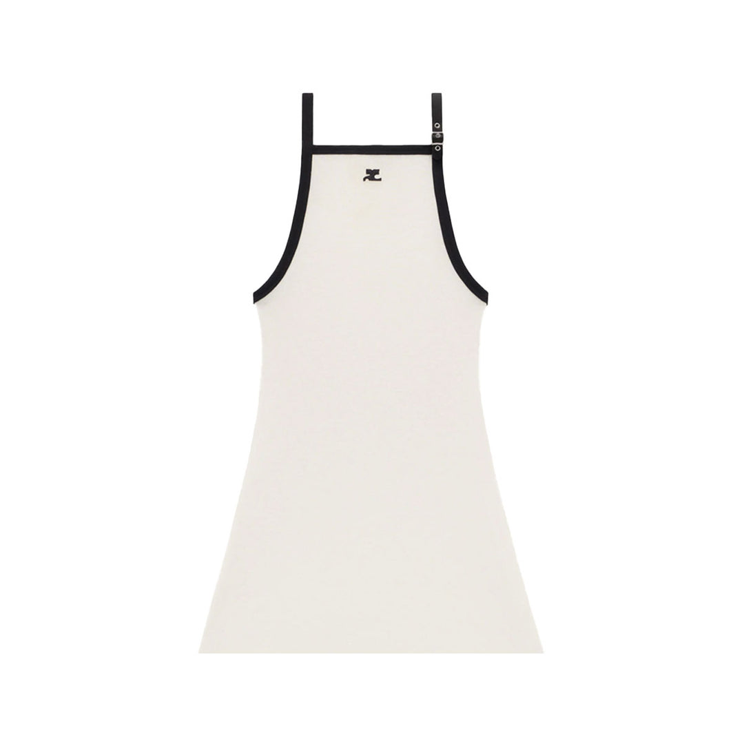 courrèges - BUCKLE CONTRAST DRESS