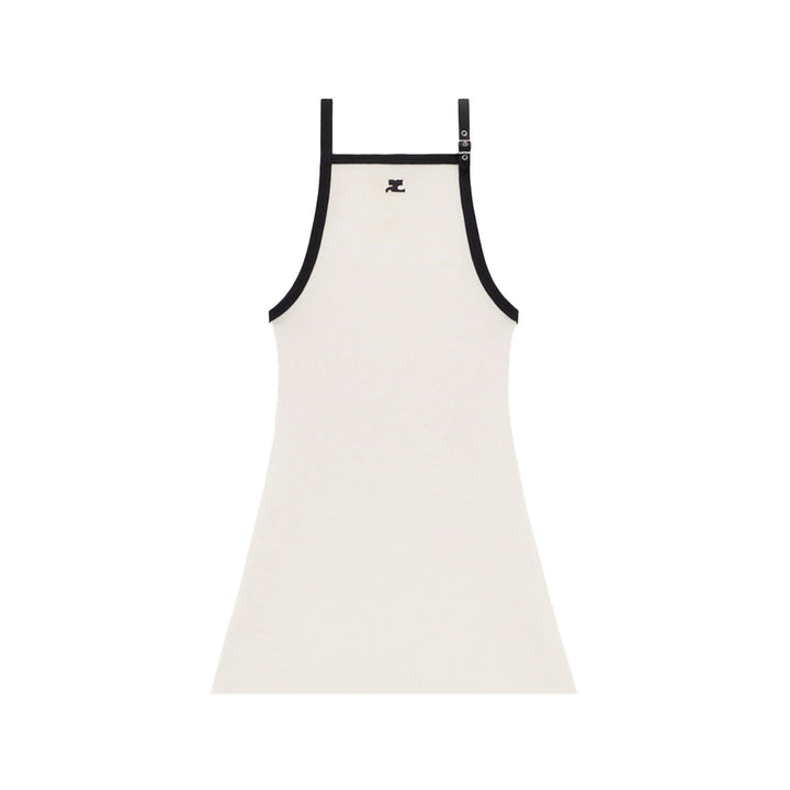 courrèges - BUCKLE CONTRAST DRESS