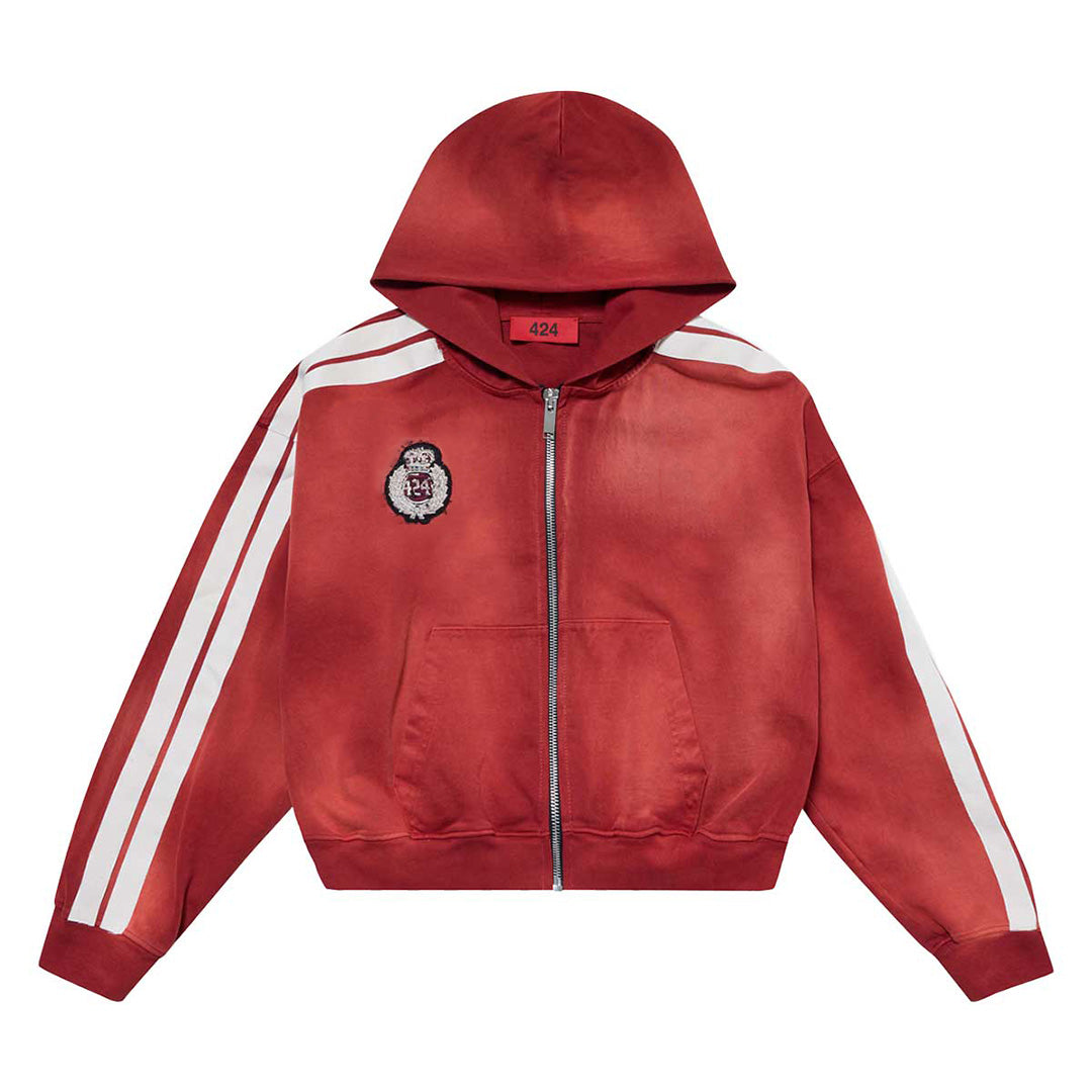 424(フォートゥーフォー) | ACADEMY ZIP UP HOODIE BRUSHED FLEECE