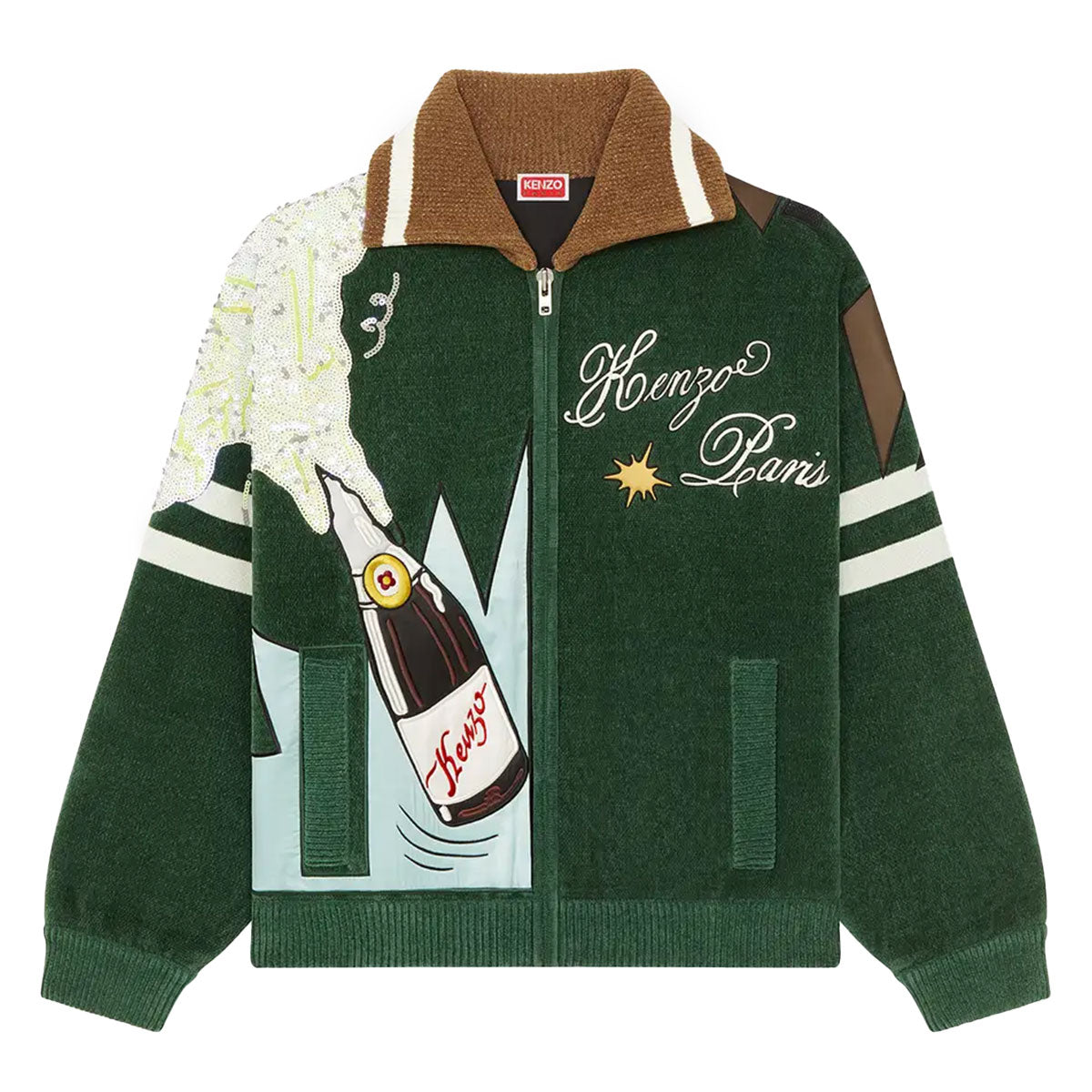 'KENZO PARTY' EMBROIDERED Bomber Jacket