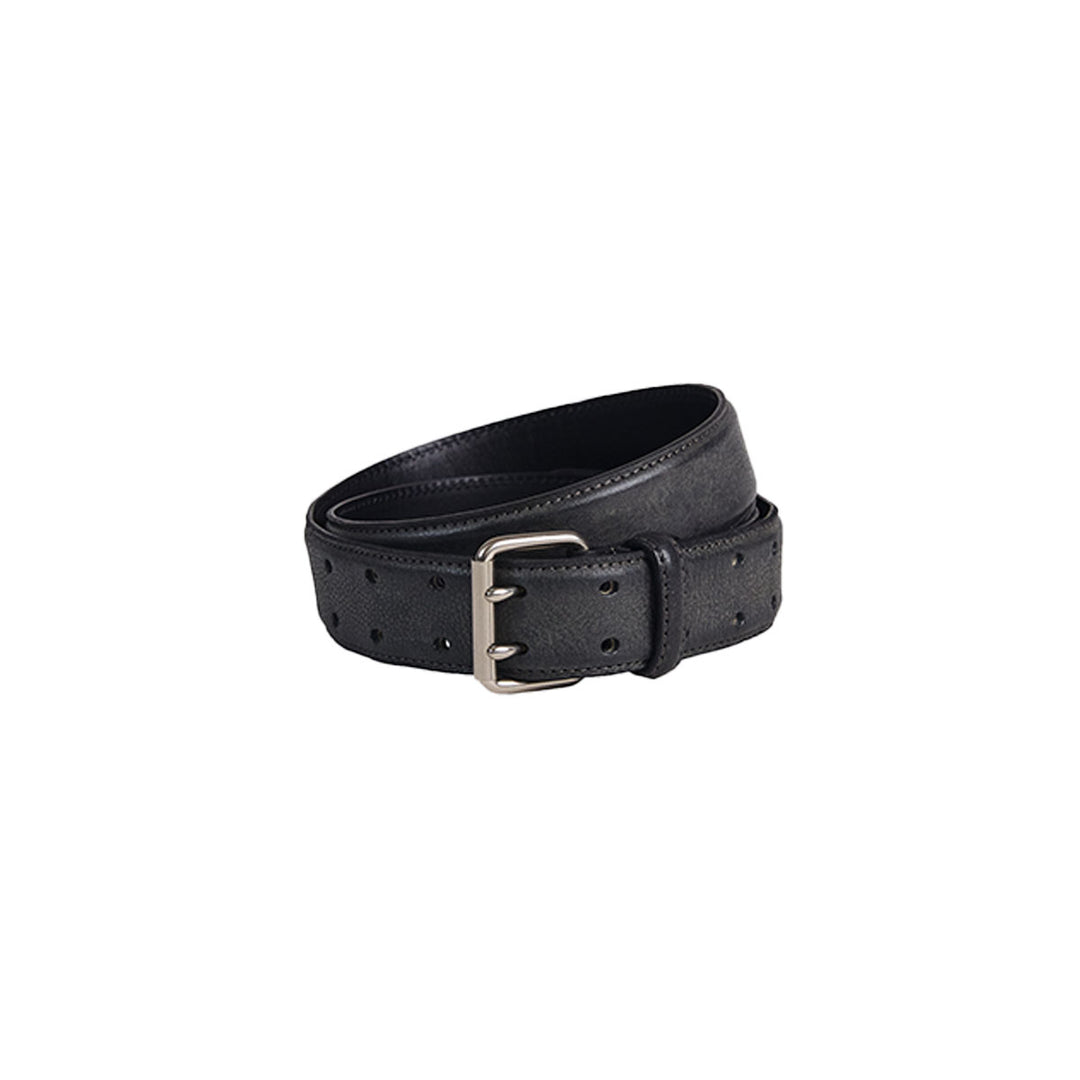 VUJADE - RELL TWO PRONG BELT IN WAXED LEATHER