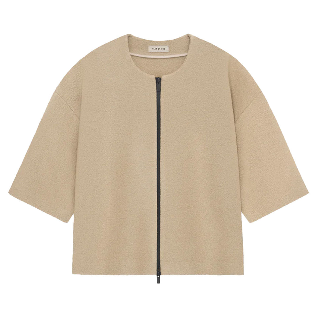 Fear of God - 3/4 Sleeve Straight Hem Collarless Jacket