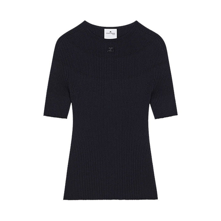 COURREGES - SOLAR LIGHT RIB SWEATER