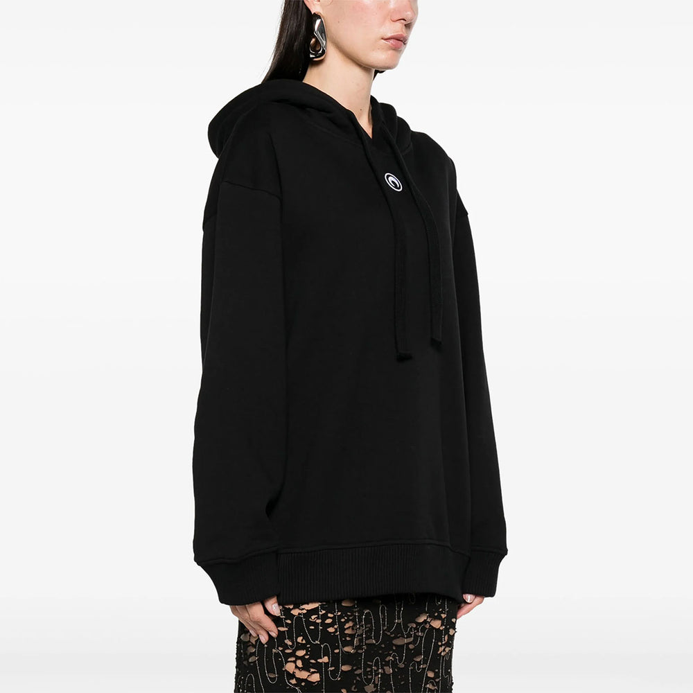 Marine Serre - MOON LOGO FLEECE HOODIE