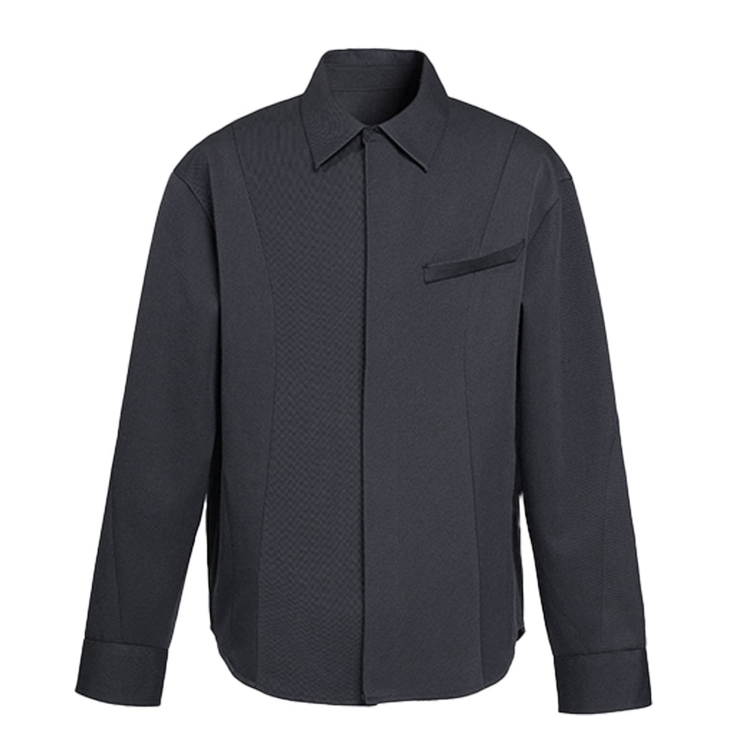 VUJADE - NOLAN MISDIRECTED AFFIX JACKET IN SPACE GREY