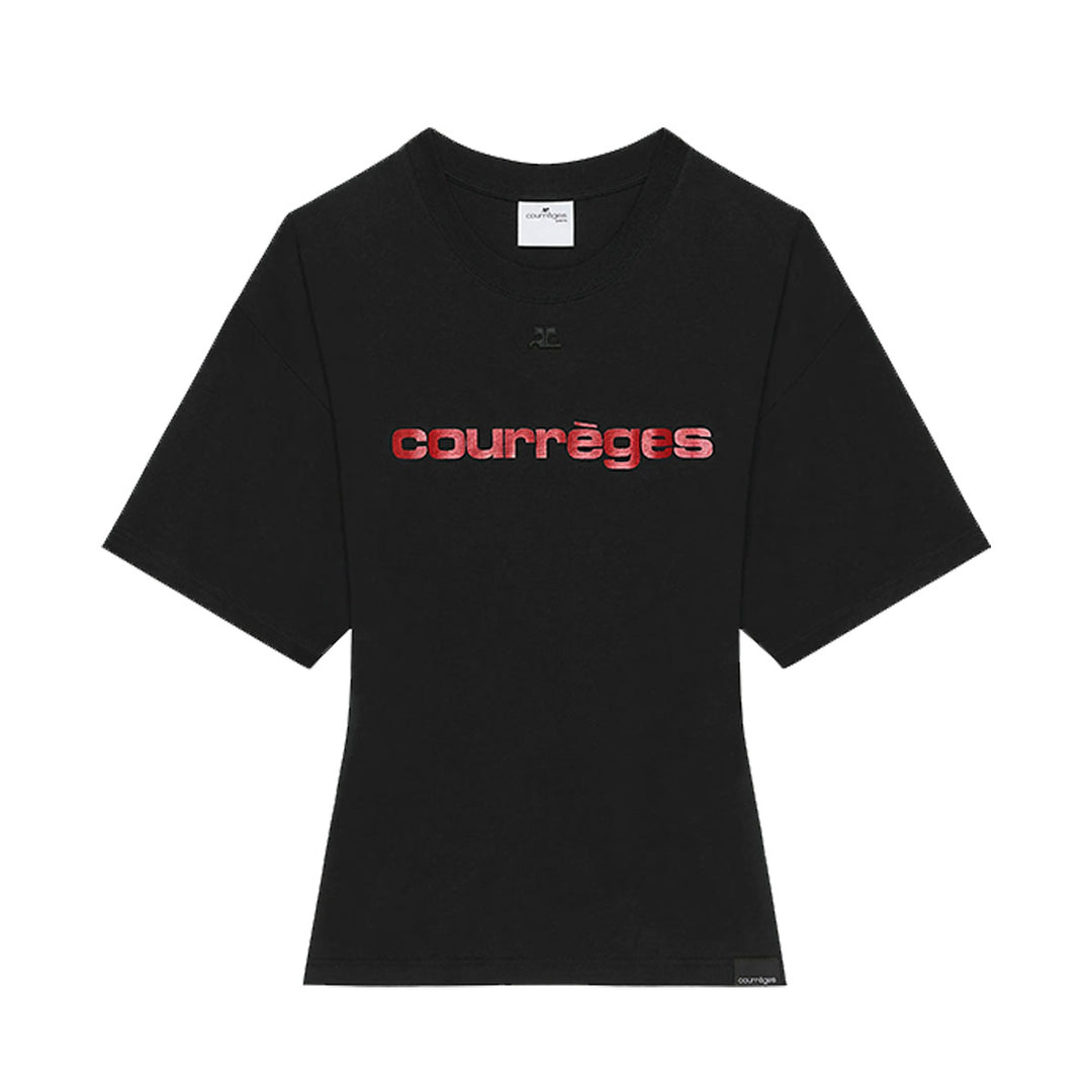 COURREGES - FITTED PRINTED T-SHIRT