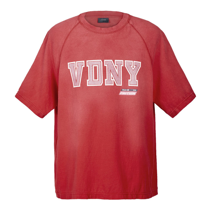 VUJADE - KAPLAN SUNFADED “VDNY” T-SHIRT IN  COTTON