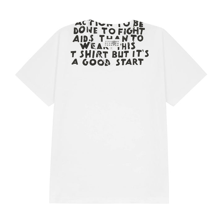 MM6 Maison Margiela - Vネック SIDA Tシャツ
