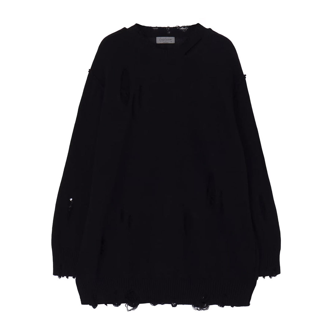 Yohji Yamamoto - 7G2P JERSEY ROUND NECK KNIT