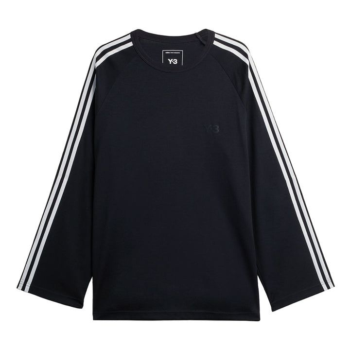 Y3 Yohji Yamamoto - Y-3 LONG SLEEVE TEE 3-STRIPES
