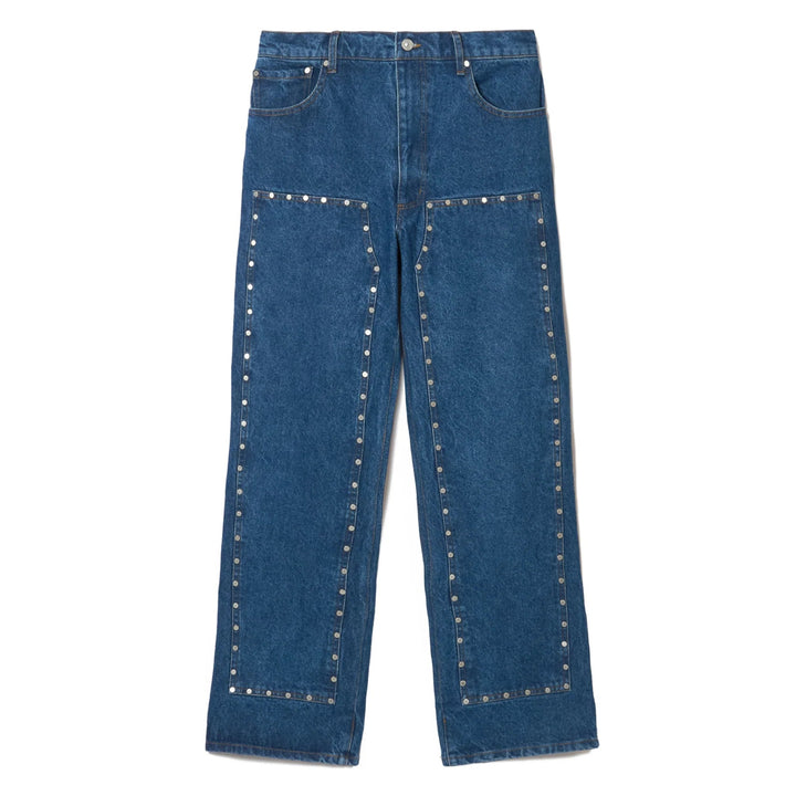 AFB - STRAIGHT DOUBLE KNEE STUDDED PANTS