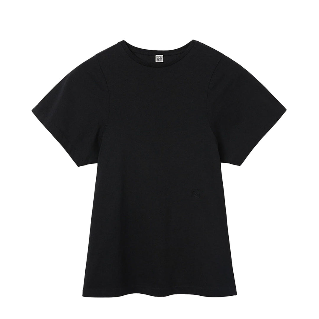 TOTEME - Curved seam tee black