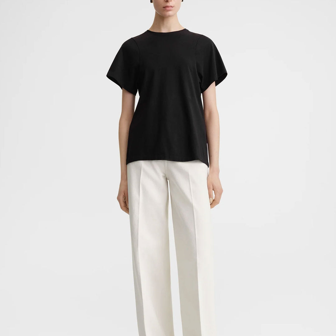 TOTEME - Curved seam tee black