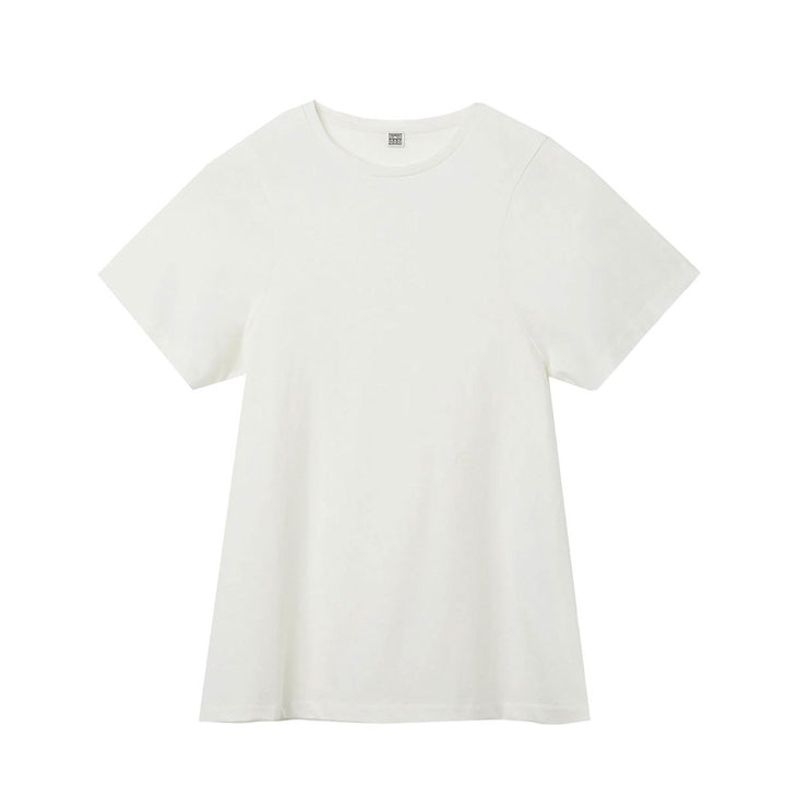 TOTEME - Curved seam tee Off-white