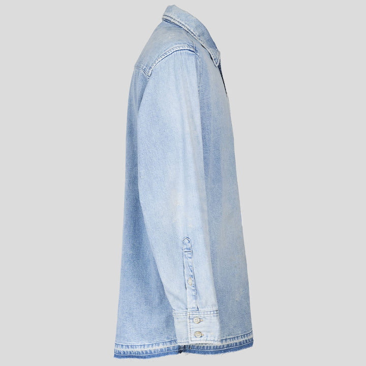 VUJADE - WYATT BLUE CHAMBRAY SHIRT IN DENIM