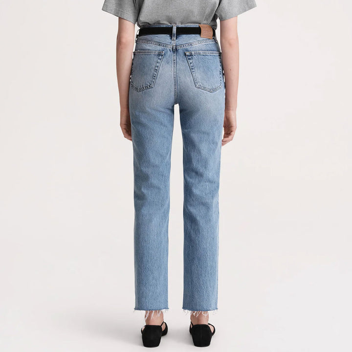 TOTEME - Classic cut denim worn blue