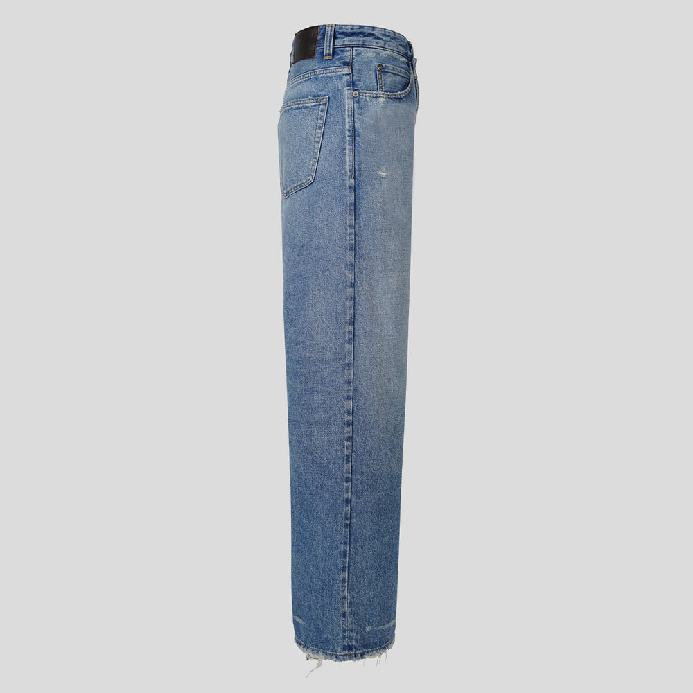 VUJADE - STEVE DISTRESSED SELVEDGE JEANS IN DENIM
