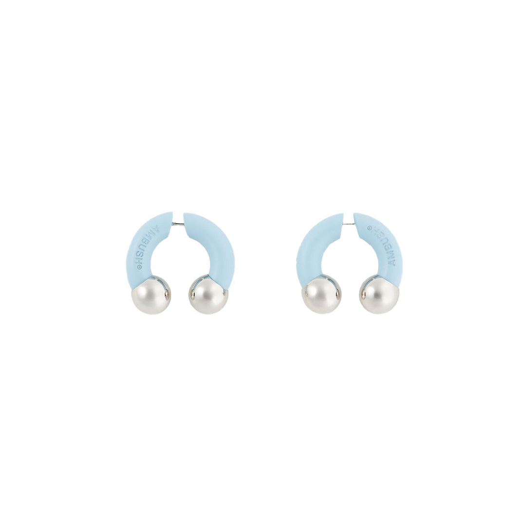AMBUSH® - COLORED BARBELL EARRINGS S