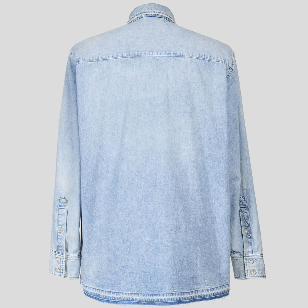 VUJADE - WYATT BLUE CHAMBRAY SHIRT IN DENIM