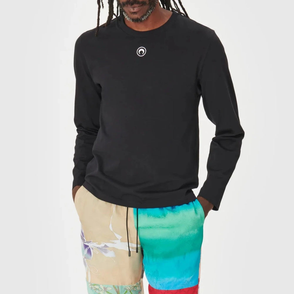 Marine Serre - MOON LOGO JERSEY LONG SLEEVES T-SHIRT