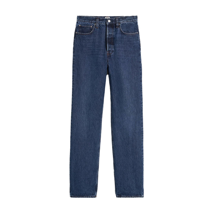 TOTEME - Classic cut denim full length dark blue