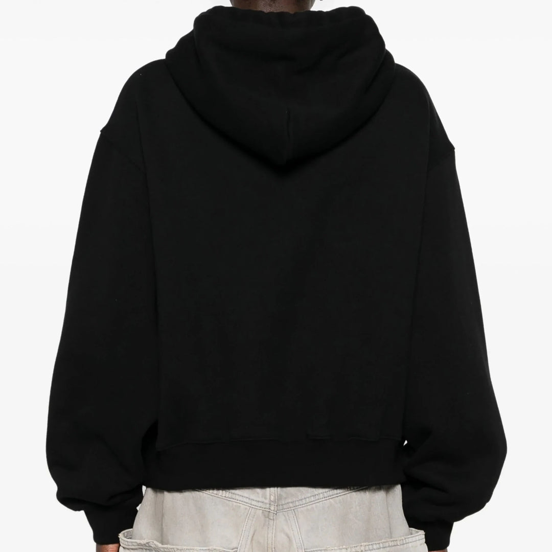 Alexander Wang - ESSENTIAL TERRY HOODIE WITH PUFF PAINT LOGO
