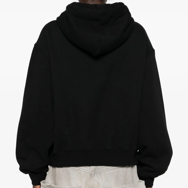 Alexander Wang - ESSENTIAL TERRY HOODIE WITH PUFF PAINT LOGO