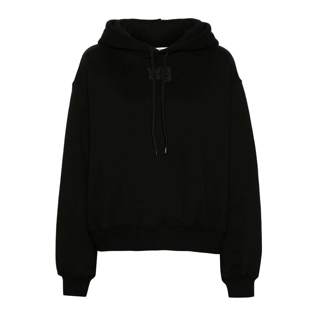Alexander Wang - ESSENTIAL TERRY HOODIE WITH PUFF PAINT LOGO