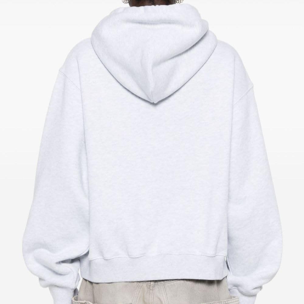 Alexander Wang - ESSENTIAL TERRY HOODIE WITH PUFF PAINT LOGO