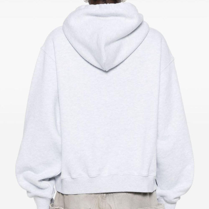 Alexander Wang - ESSENTIAL TERRY HOODIE WITH PUFF PAINT LOGO