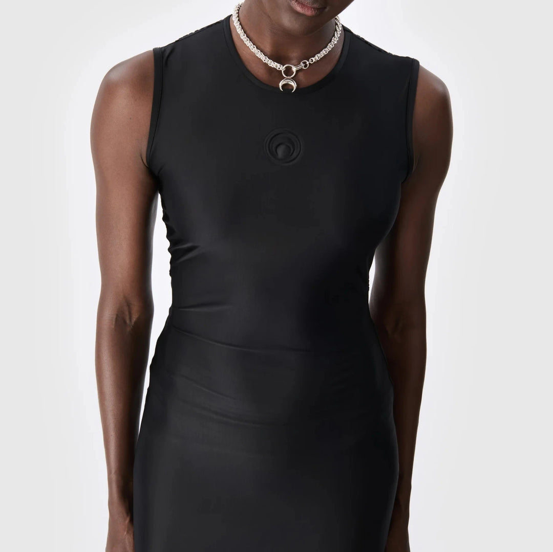 Marine Serre - DRAPED JERSEY TANK DRESS