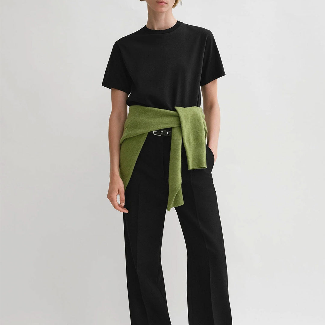 TOTEME - Classic cotton tee black