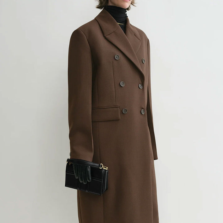 TOTEME - Mini T-Flap leather bag black