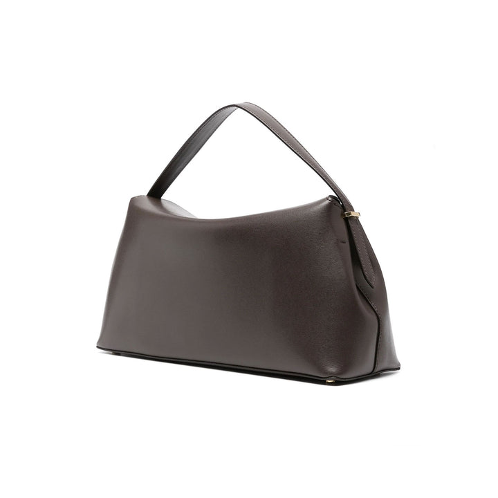 T-Lock leather top handle bark