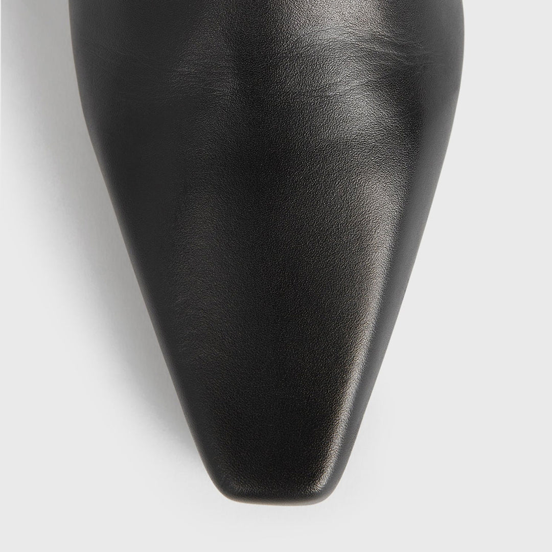 TOTEME - The Slim Knee-High Boot black