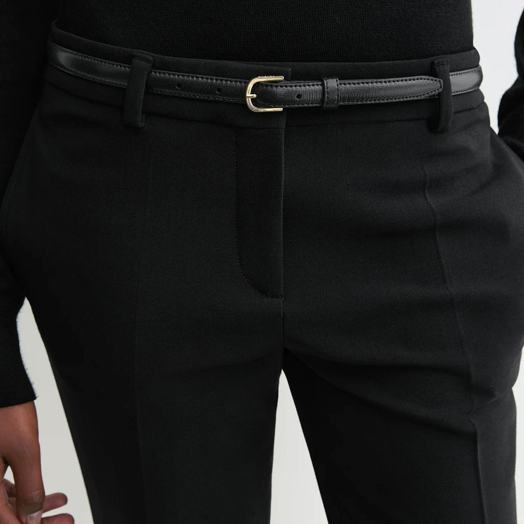 TOTEME - Low-waist slim trousers black