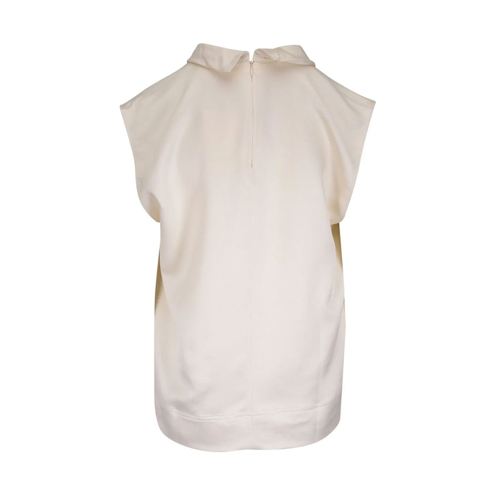 TOTEME - High neck top ecru