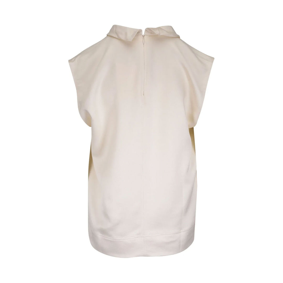 TOTEME - High neck top ecru