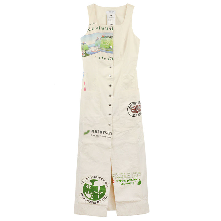 Marine Serre - REGENERATED TOTE BAGS APRON DRESS