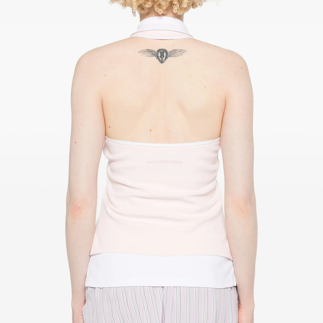 Alexander Wang - レイヤード ポロ ホルターネック トップ