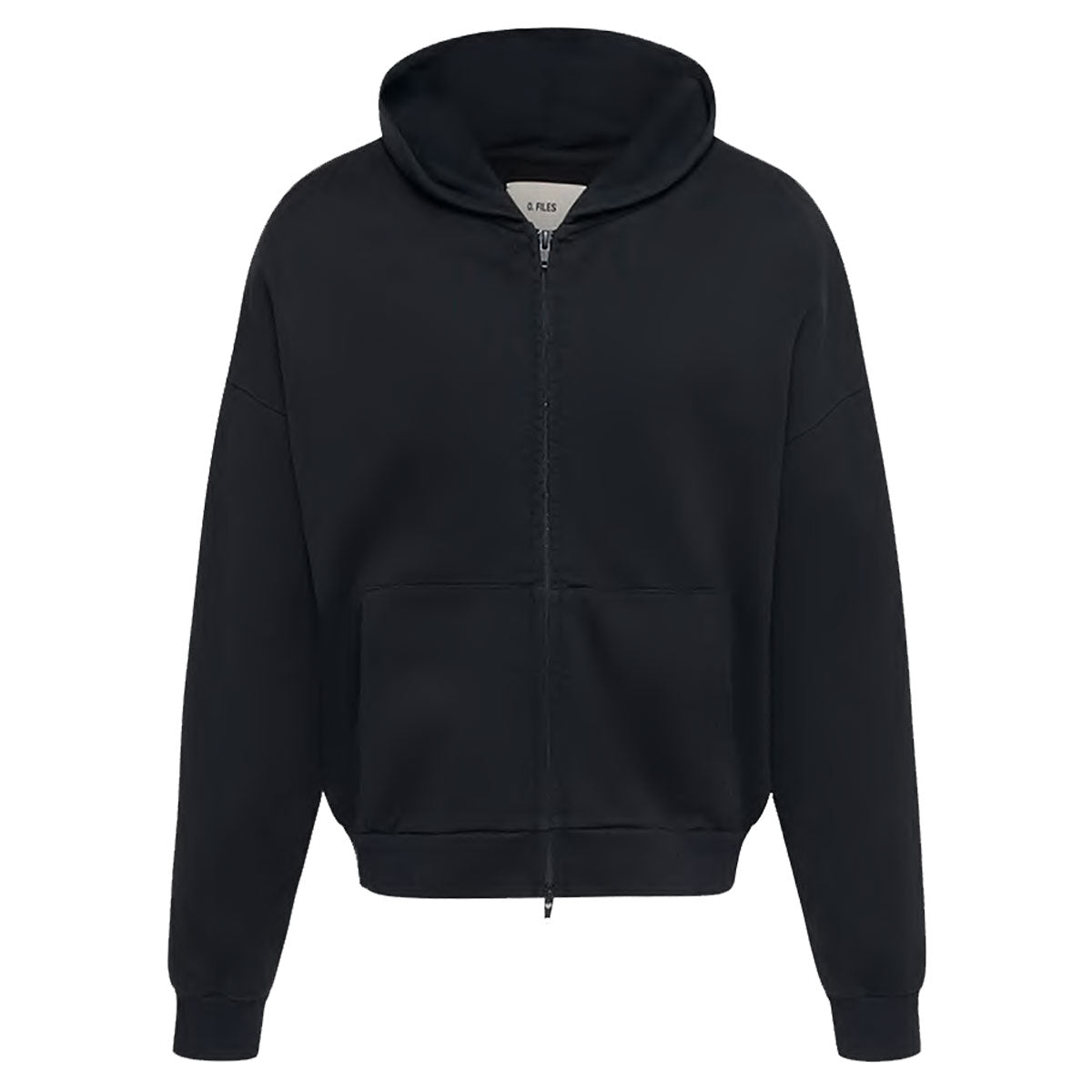 ouf clothing 黒 パーカー O.FILES(オー・ファイルズ) | ORIGAMI SEAM HOODIE パーカー