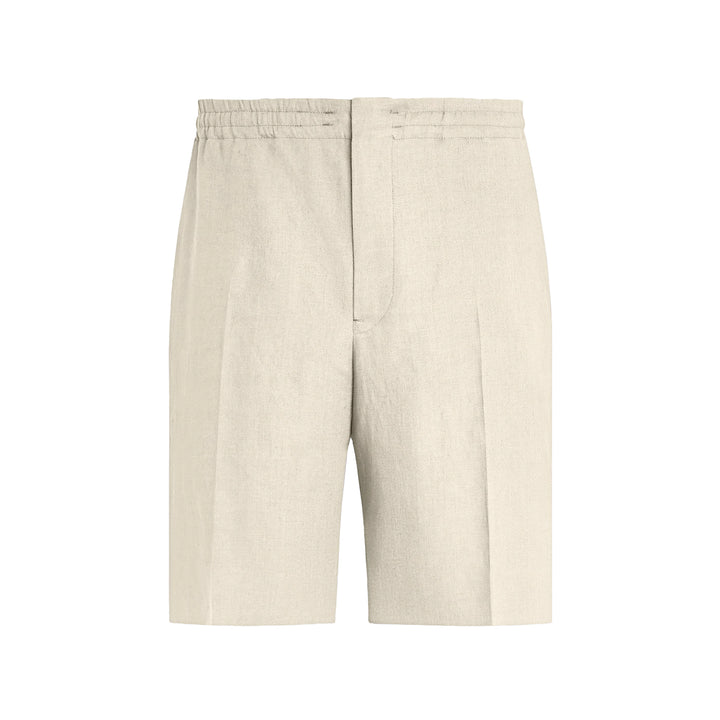 ZEGNA - OASI LINO SHORT PANTS