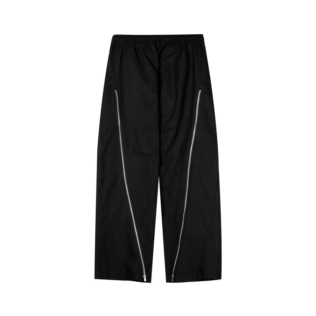 Curved Back Zip Trousers