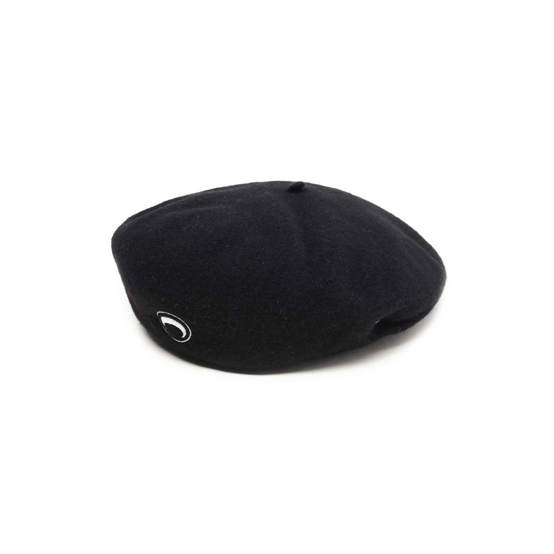 Marine Serre - MOON LOGO FELTED WOOL BERET