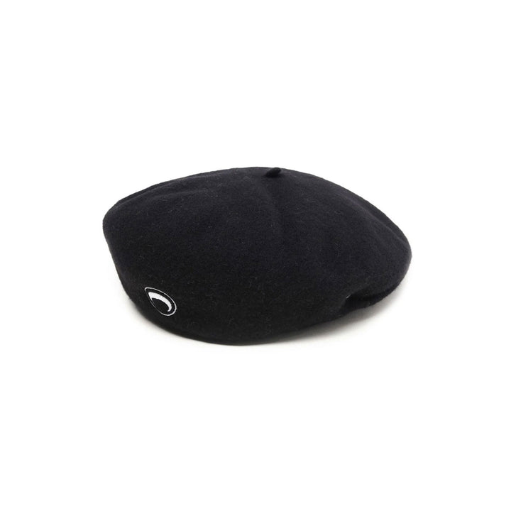 Marine Serre - MOON LOGO FELTED WOOL BERET