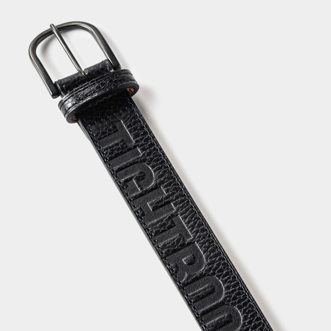 TIGHTBOOTH - LEATHER LOGO BELT