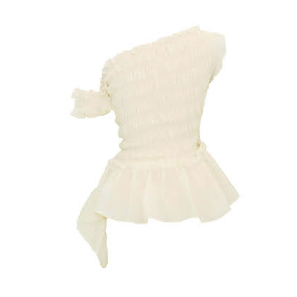Rokh - SMOCKING OFF SHOULDER TOP